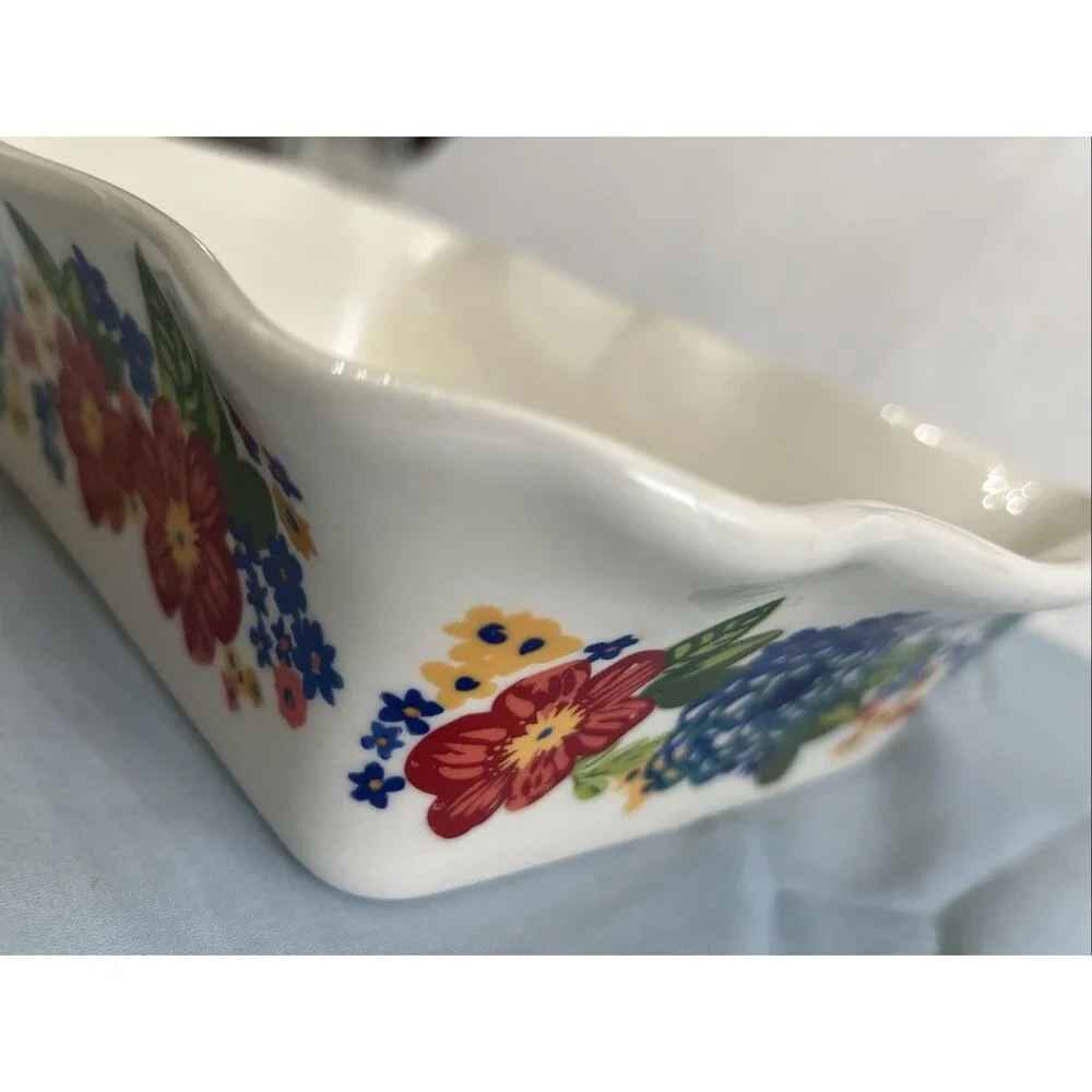The Pioneer Woman Fiona Flora Ruffle Edge Casserole Baking Dish